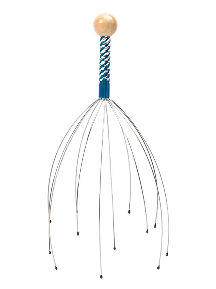 Head Massager Scalp Scratcher – Relaxing Octopus Claw Massage Tool for Stress Relief & Deep Relaxation