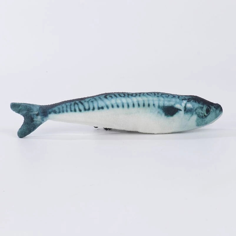 Realistic Plush Fish Cat Toy – Soft Catnip Chew Toy for Kittens & Cats