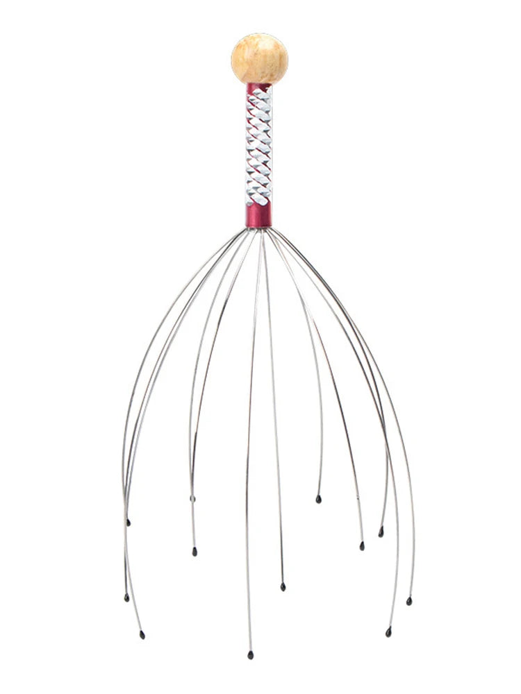Head Massager Scalp Scratcher – Relaxing Octopus Claw Massage Tool for Stress Relief & Deep Relaxation
