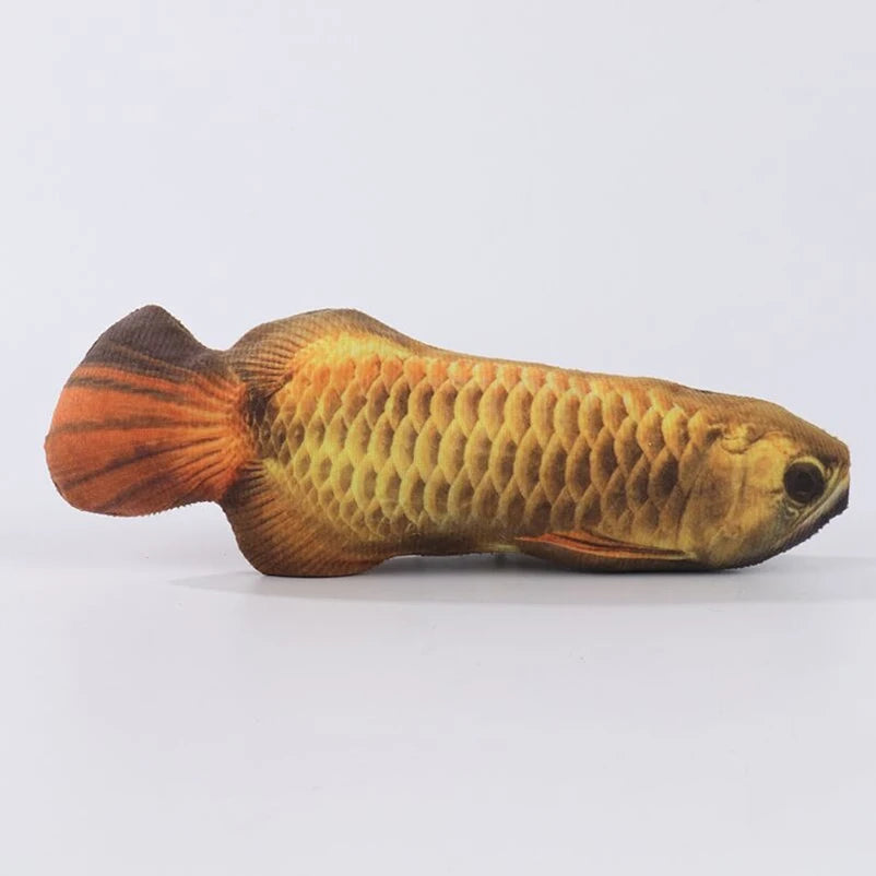 Realistic Plush Fish Cat Toy – Soft Catnip Chew Toy for Kittens & Cats