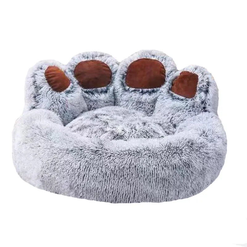 Calming Plush Dog Bed – Ultra Soft Anti-Anxiety Pet Bed for Small & Large Dogs
