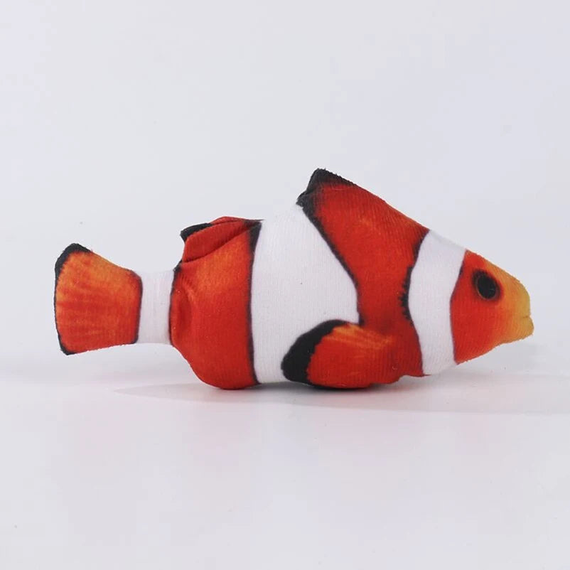 Realistic Plush Fish Cat Toy – Soft Catnip Chew Toy for Kittens & Cats