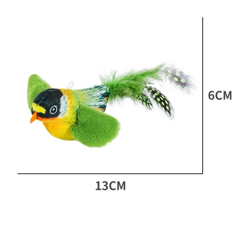 Cat Toys For Indoor Cats Interactive Cat Toy Realistic Bird Sound Cat Toy Plush Cat Toy Catnip Cat Toy for  Cats Kitten Toy