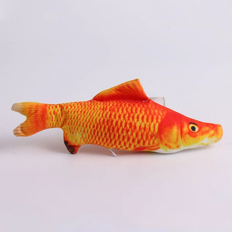 Realistic Plush Fish Cat Toy – Soft Catnip Chew Toy for Kittens & Cats