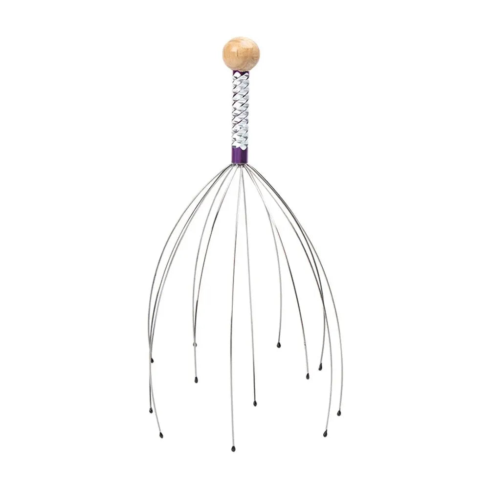Head Massager Scalp Scratcher – Relaxing Octopus Claw Massage Tool for Stress Relief & Deep Relaxation