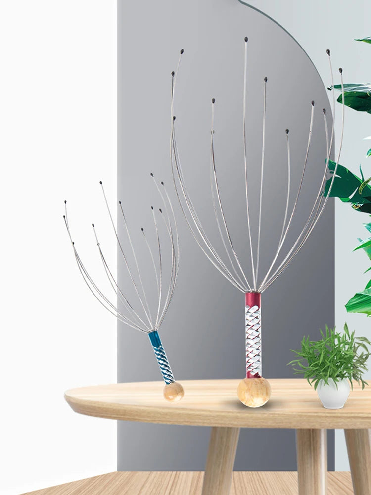 Head Massager Scalp Scratcher – Relaxing Octopus Claw Massage Tool for Stress Relief & Deep Relaxation
