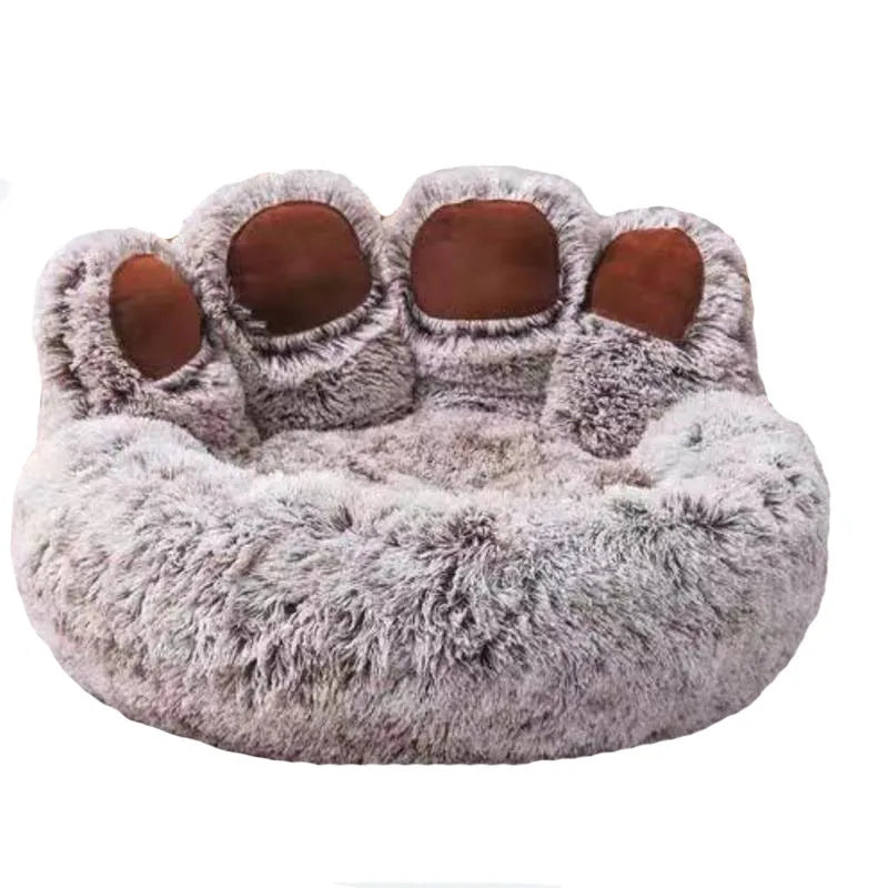 Calming Plush Dog Bed – Ultra Soft Anti-Anxiety Pet Bed for Small & Large Dogs