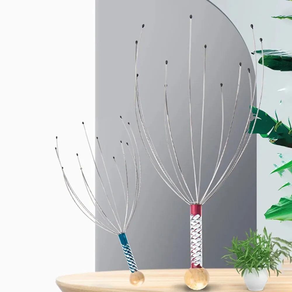 Head Massager Scalp Scratcher – Relaxing Octopus Claw Massage Tool for Stress Relief & Deep Relaxation
