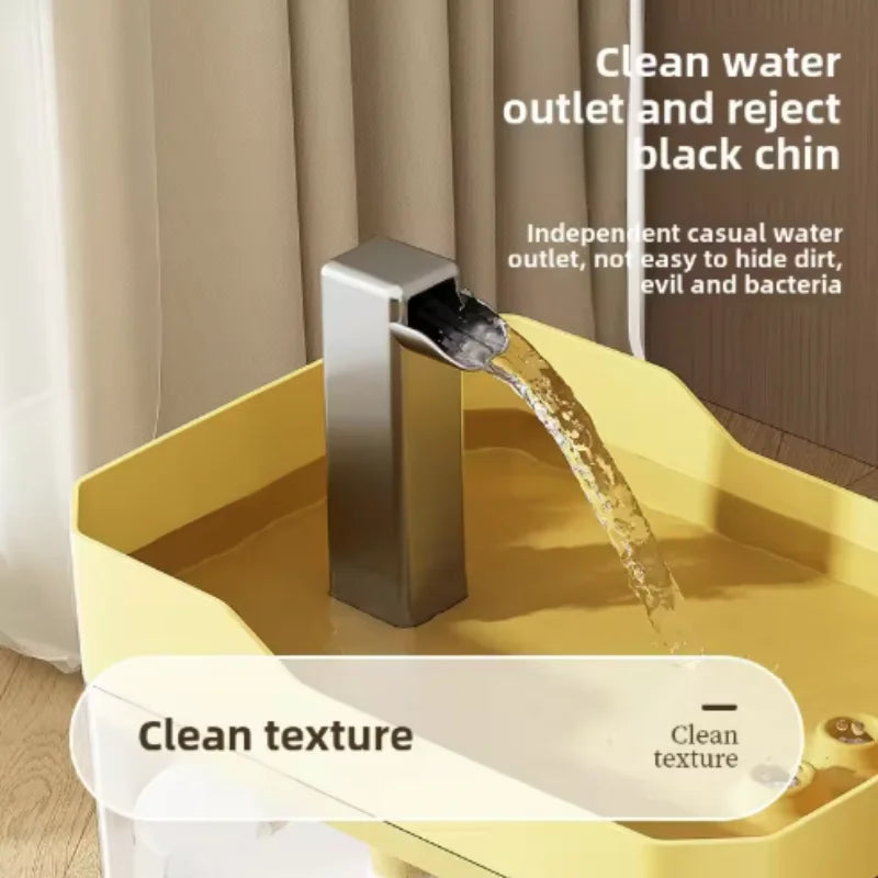 USB Cat Water Fountain with Auto Filter – Transparent Quiet Drinking Dispenser for Cats & Small Pets