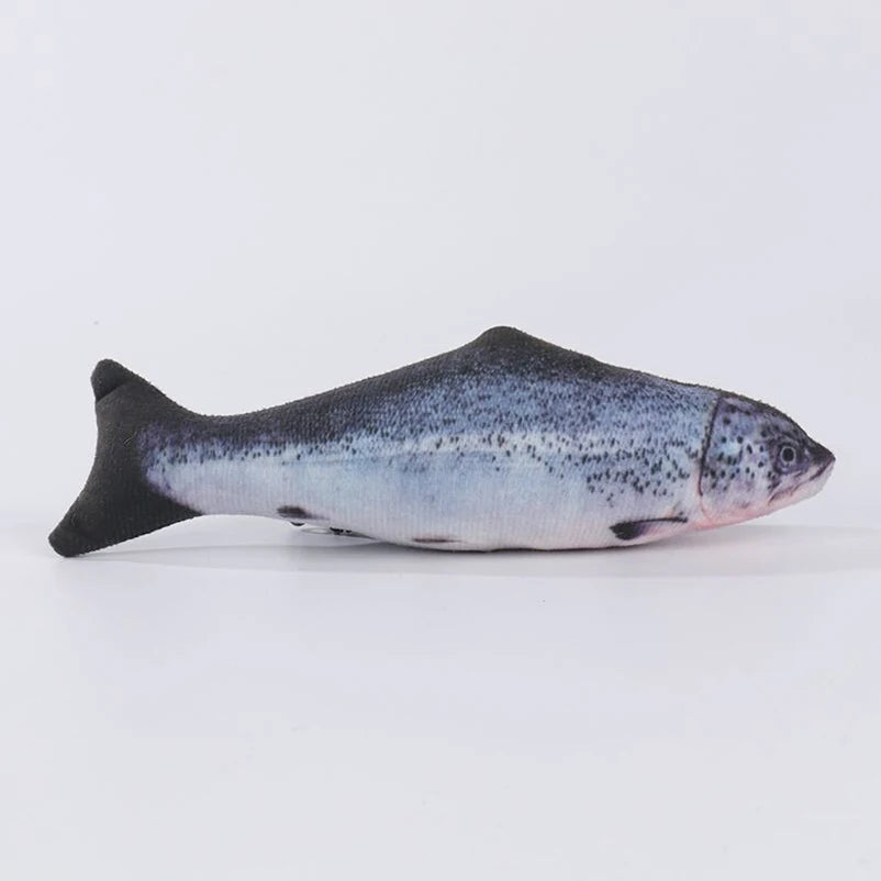 Realistic Plush Fish Cat Toy – Soft Catnip Chew Toy for Kittens & Cats