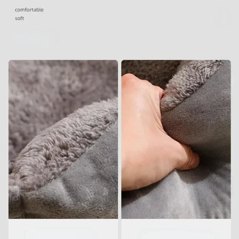 Plush Cat & Small Dog Bed – Soft, Breathable Cushion Mat for Kittens & Puppies